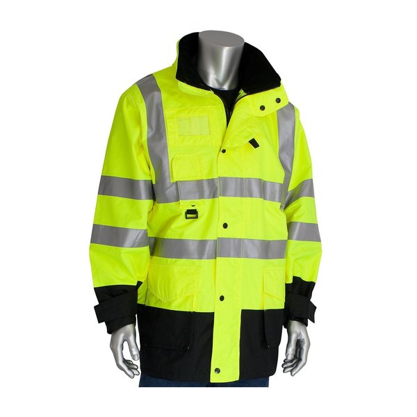 Pip Class 3 All Season 7 In 1 Coat, 3M Tape 343-1756-YEL/XL