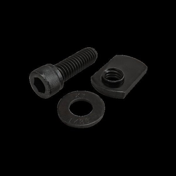 80/20 5/16"-18 Socket Head Cap Screw, Black Zinc Plated Steel, 1 in Length 3470