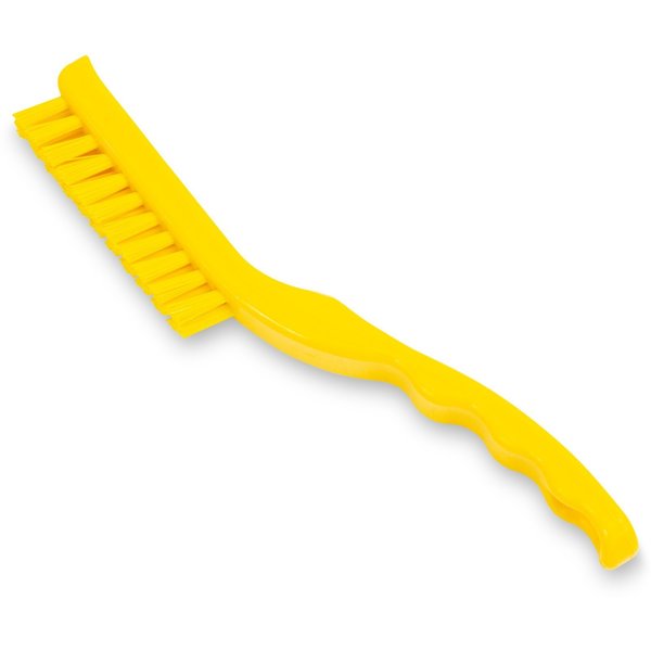 Sparta 0.88 in W Detail Brush, Yellow, Polypropylene 42022EC04