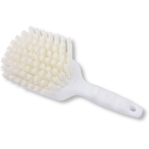 Sparta 3 in W Floater Scrub Brush, White 40541EC02