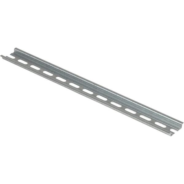 Square D Terminal block, Linergy, mounting track, 35mm DIN rail, with slotted mounting holes, 8 inches long 9080MH308