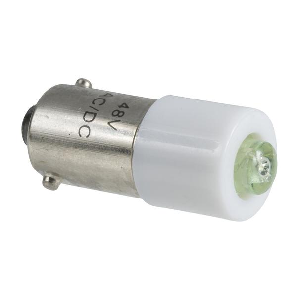 Schneider Electric LED bulb, Harmony XB4, BA 9s, green, 24V AC DC DL1CJ0243