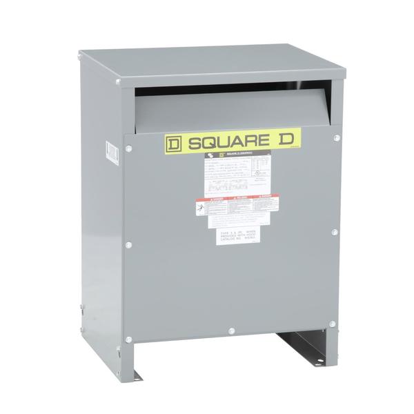Square D Transformer, 15 kVA, NEMA 2, 150 °C, 120/240V AC, 240/480V AC EE15S3H