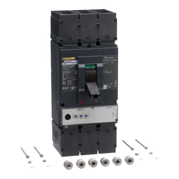 Square D Molded Case Circuit Breaker, LJL Series 600A, 3 Pole, 600V AC LJL36600U31X