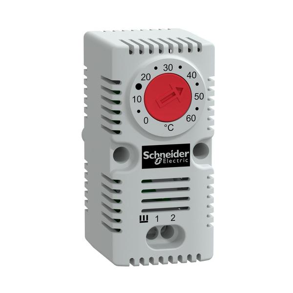 Schneider Electric ClimaSys CC - simple thermostat 250V - range of temperature 0...60°C - NC - °C NSYCCOTHC