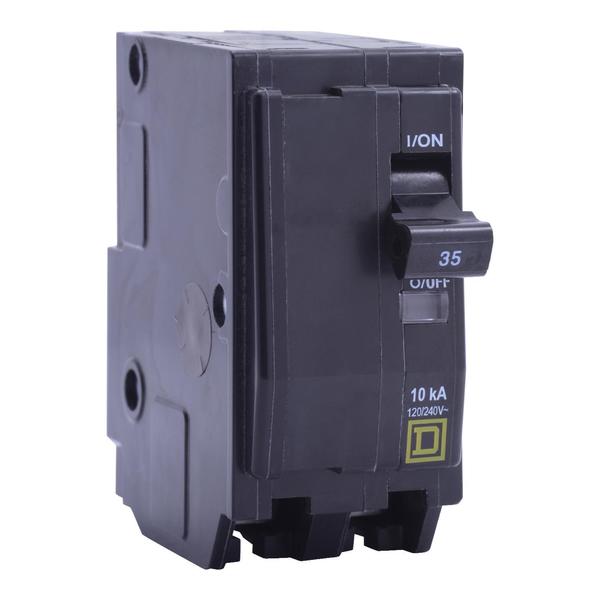 Square D Mini circuit breaker, QO, 70A, 2 pole, 120/240VAC, 42kA, plug in QOH270