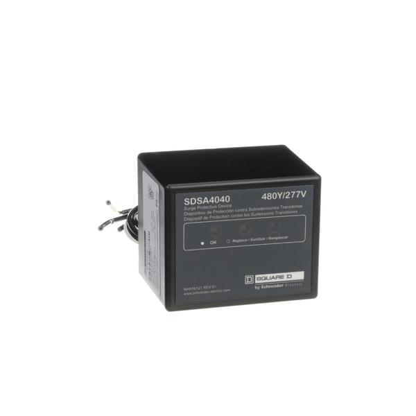 Square D Surge protection device, Surgelogic, 40kA, 480Y/277 VAC, 3 phase, 4 wire, NEMA 4X SDSA4040