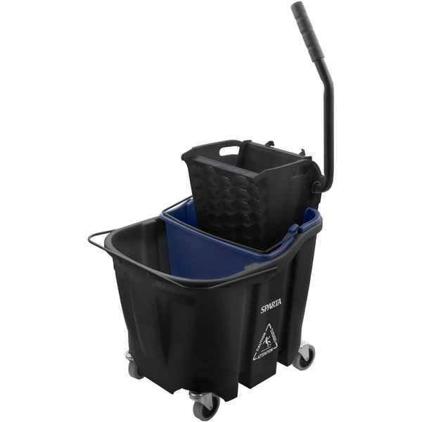 Carlisle Foodservice Mop Bucket Combo, 35qt, Side Press Wring 9690403