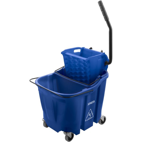 Carlisle Foodservice Mop Bucket Combo, 35qt, Side Press Wring 9690414