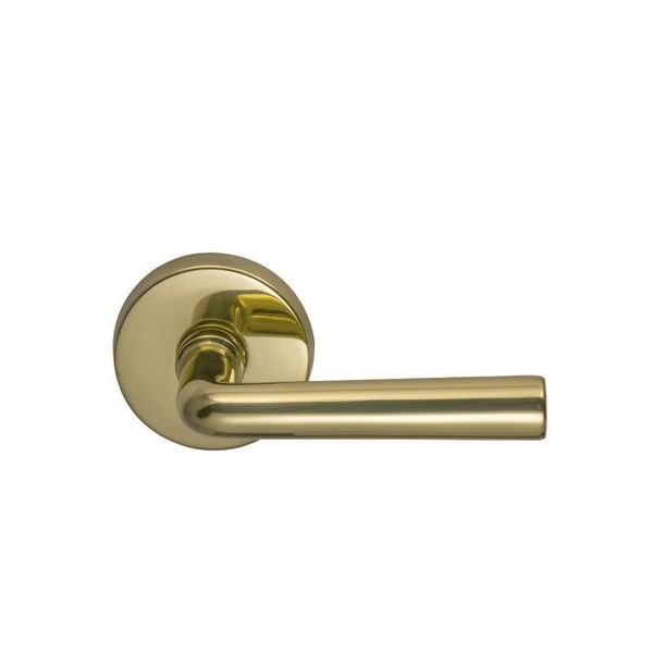 Omnia Lever Passage 2-3/8" Backset, T Strike, 1-3/4" Door Bright Brass 368 368/00B.PA1