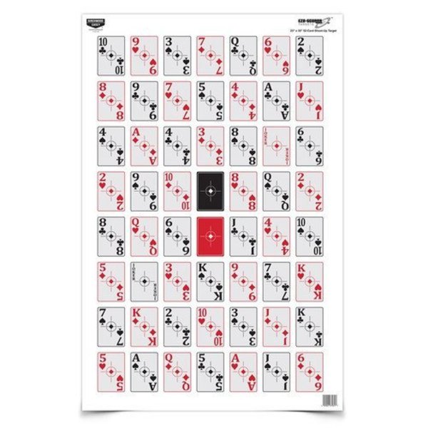 Birchwood Casey Eze-Scorer 52-Card Shoot, 23x35 BC-37026