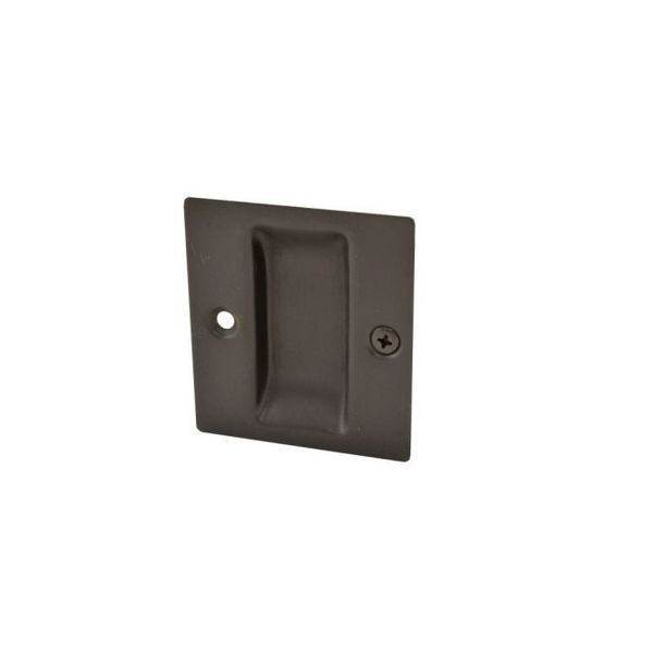 Trimco Flush Cup Pocket Door Pull Dark Bronze Powder Coat 1064FCP.613