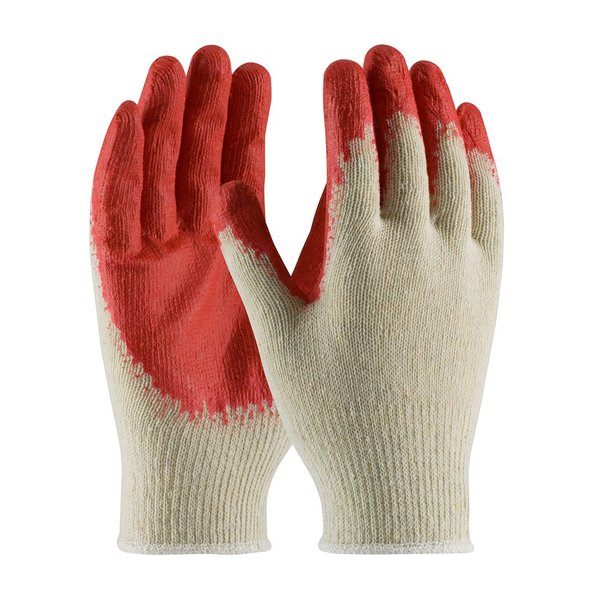 Pip Latex Coated Gloves, Palm Coverage, Natural/Red, L, 12PK 39-C121/L