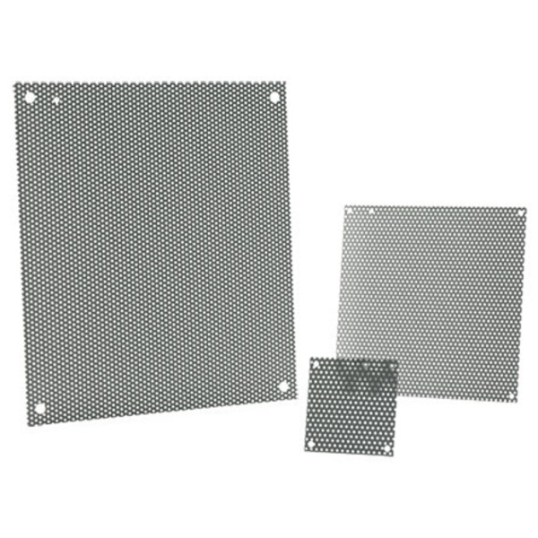 Nvent Hoffman Perforated Panels, fits 24x16, Gray, Steel A24N16MPP