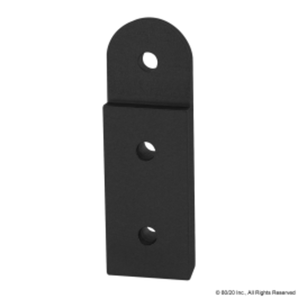 80/20 Black 15 S 3 Hole Pivot Plate 4390-BLACK