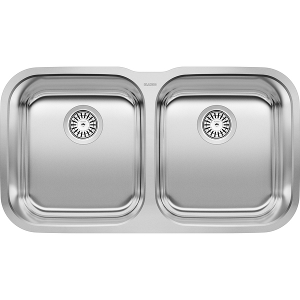 Blanco Stellar Equal Double Bowl Undermount Stainless Steel Kitchen Sink 441020