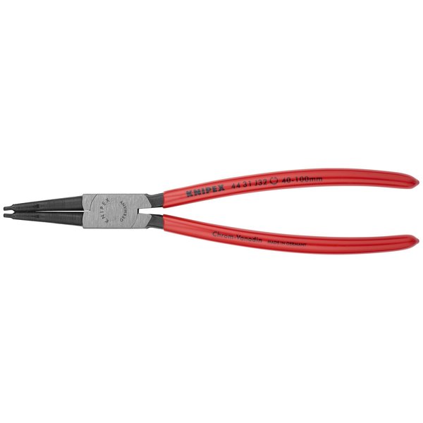 Knipex Snap Ring Pliers, Internal, 9", 45 deg Angl 44 31 J32