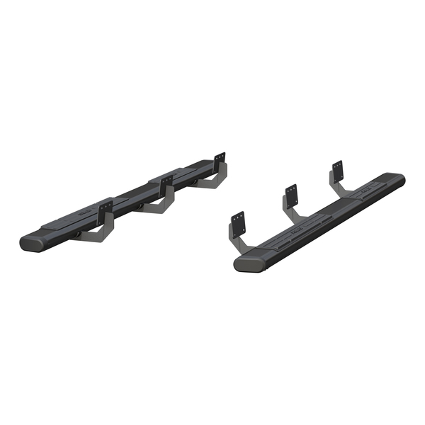 Aries Oval Side Bars with Brackets, Alum, 6 4445047
