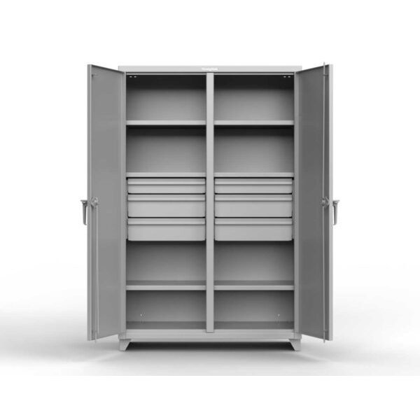 Strong Hold 12 ga. Storage Cabinet, 72 in W, 78 in H 66-DS-246-6DB