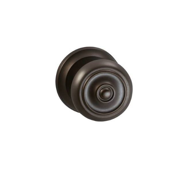 Omnia Knob 2-5/8" Rose Pass 234BS Full Lip 1-3/4" Doors ULQ AB 473 473/00CF.PA5A