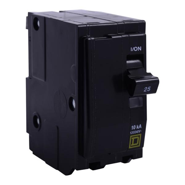 Square D Miniature Circuit Breaker, QO Series 15A, 2 Pole, 120/240V AC QO2155237