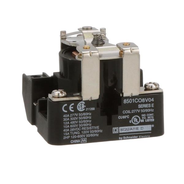 Square D Relay, 600VAC Coil Volts, 1 NC; SPST 8501CO8V04