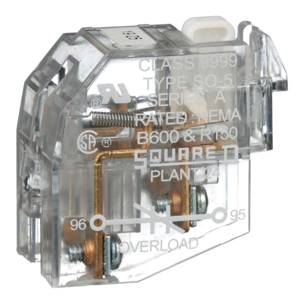 Square D Overload Relay Auxiliary Contact 9999SO5