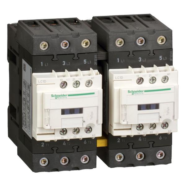 Schneider Electric IEC Magnetic Contactor, 3 Poles, 24 V DC, 65 A LC2D65ABD