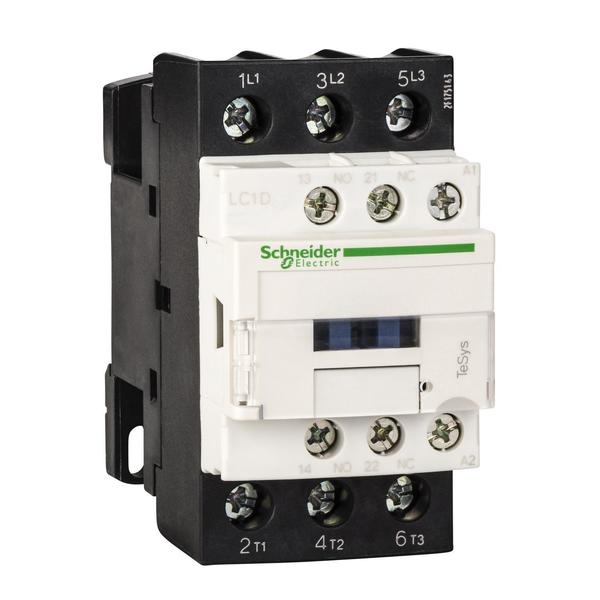 Schneider Electric IEC Magnetic Contactor, 3 Poles, 120 V AC, 38 A LC1D38G7