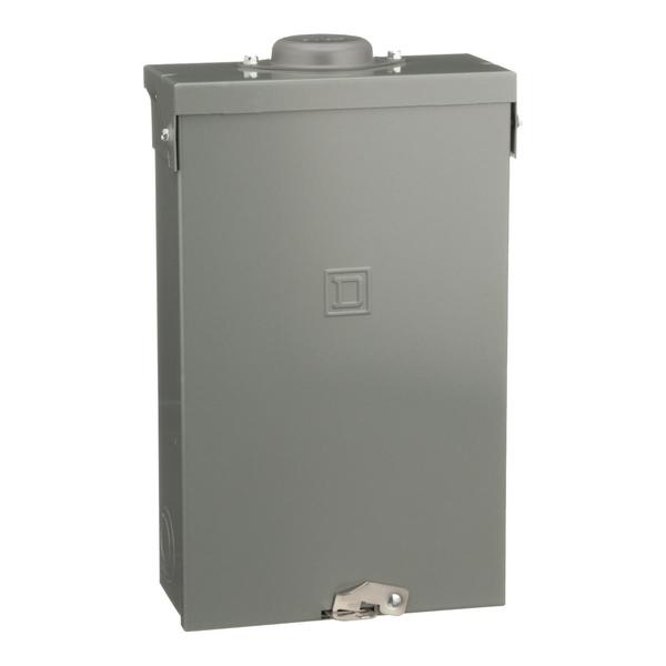 Square D Load Center, QO, 4 Spaces, 125A, 120/240V AC, Main Lug, 1 Phase QO148L125GRB