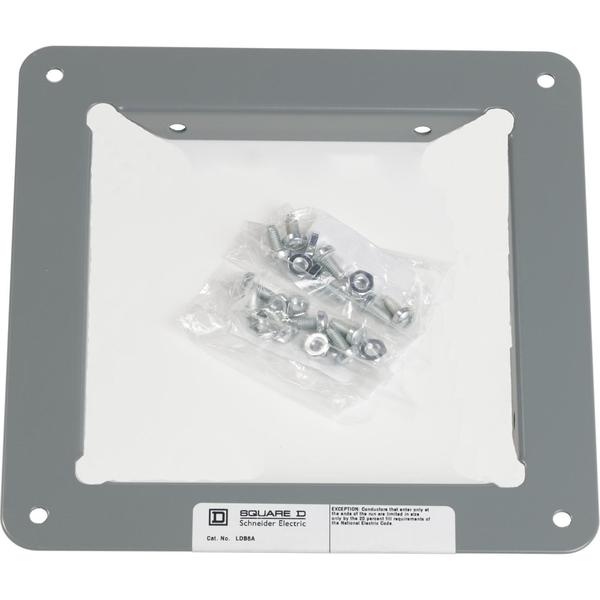 Square D Wireway, Square-Duct, 6 inch by 6 inch, panel adapter, N1 paint, NEMA 1 LDB6A