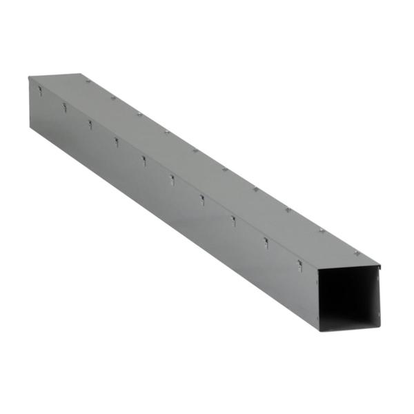 Square D Wireway, Square-Duct, 8 inch by 8 inch, 10 feet long, hinged cover, N1 paint, NEMA 1 LDB810