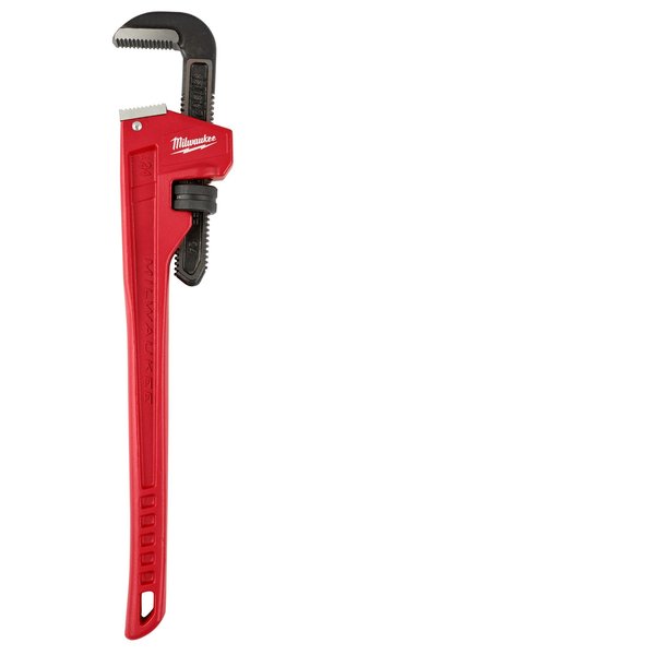 Milwaukee Tool 24 in L 3 in Cap. Cast Iron Straight Pipe Wrench 48-22-7124