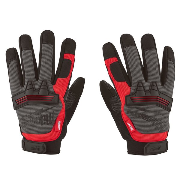 Milwaukee Work Gloves 48-22-8744, Size 2XL, Red, Black, Gray