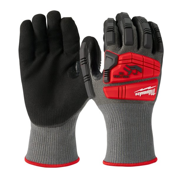 Milwaukee Tool Impact Cut Level 5 Nitrile Dipped Gloves - 2X-Large 48-22-8984