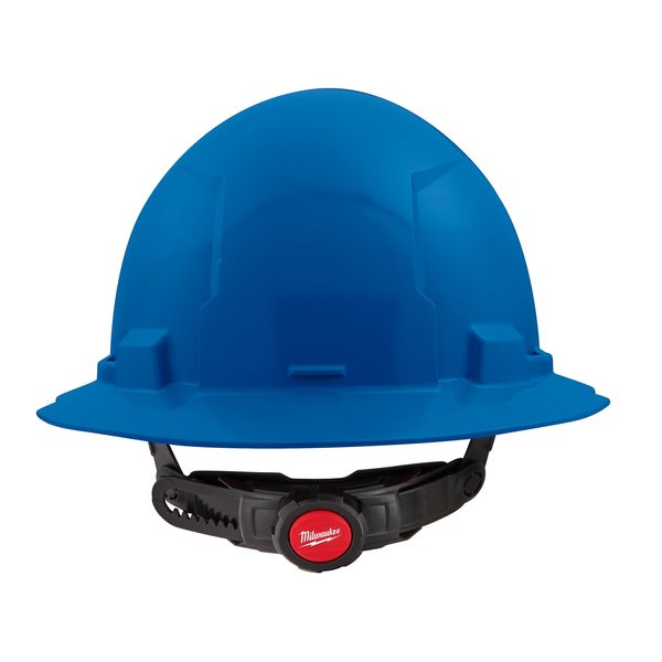 Milwaukee Tool Full Brim Blue Full Brim Hard Hat w/6pt Ratcheting  Suspension Type 1, Class E, Type 1, Class E 48-73-1125 Zoro