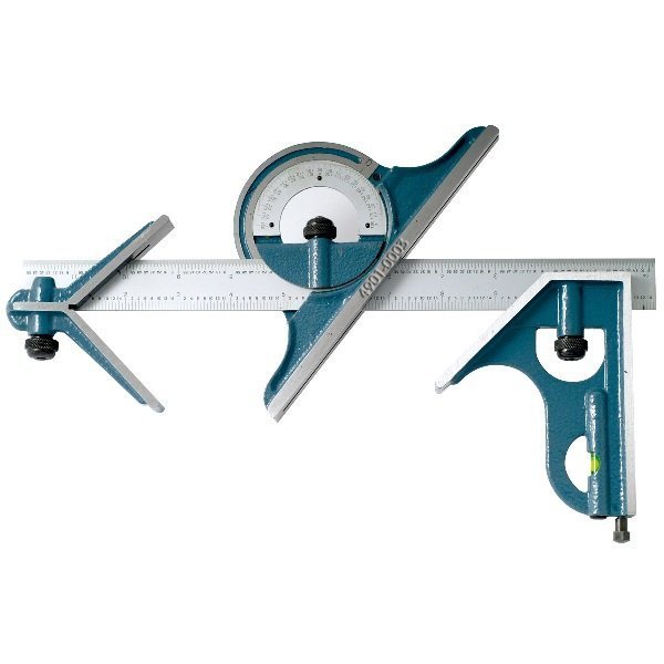 Hhip 4 Piece Combination Square Set With 12" 4R Blade 4901-0003