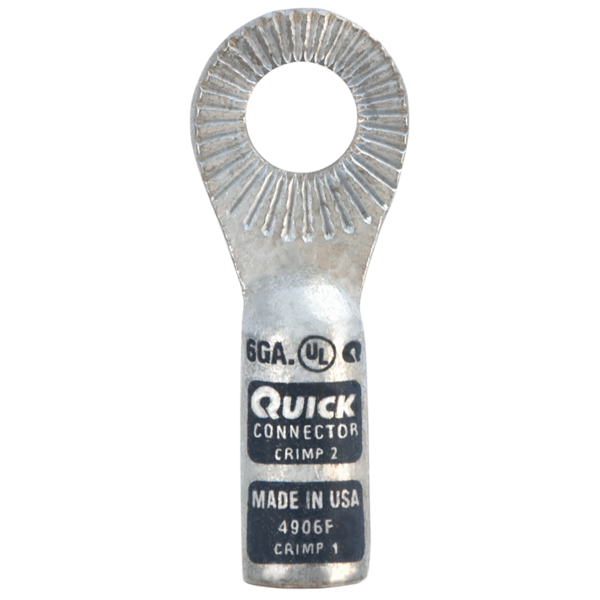 Quickcable Stud S/T Lug, 1/0, 1/2", PK5 4910-005H