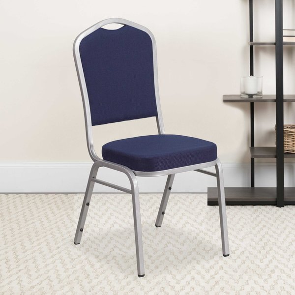 Flash Furniture Navy Fabric Banquet Chair 4-FD-C01-S-2-GG