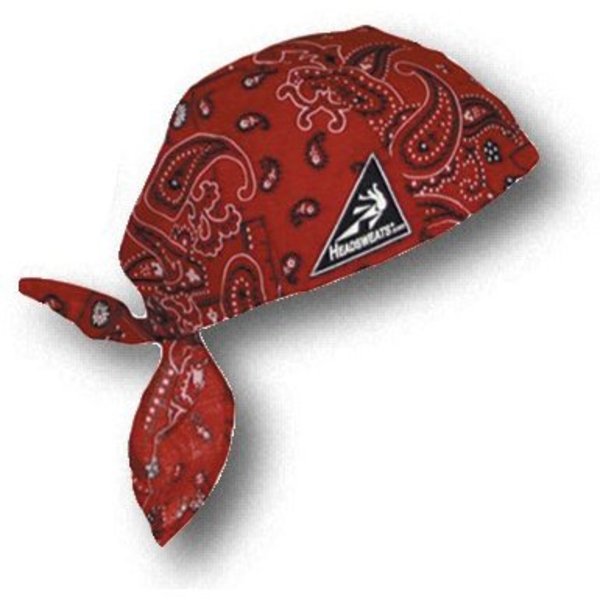 Mutual Industries Coolheads Wrap Cot Red Paisley 50300-48