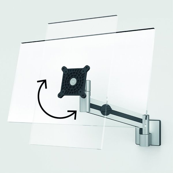 Durable Office Products Monitor Wall Mount with Flexible Arm, 36 509023
