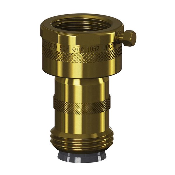 Woodford Manufacturing Add-On Hose Connection, 3/4" Threadsx3 50H-BR