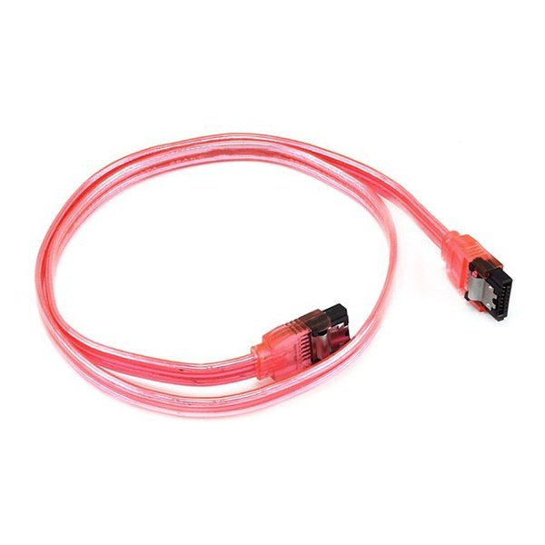 Monoprice Sata 6Gbps, Locking Latch, Red 24" 5117