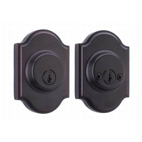 Weslock DBL CYL Premiere Deadbolt ADJ Latch Deadbolt Strike Oil Rubbed Bronze 01772-1-1SL23