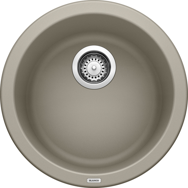 Blanco Rondo Silgranit Dual Mount Round Bar Sink - Truffle 517699