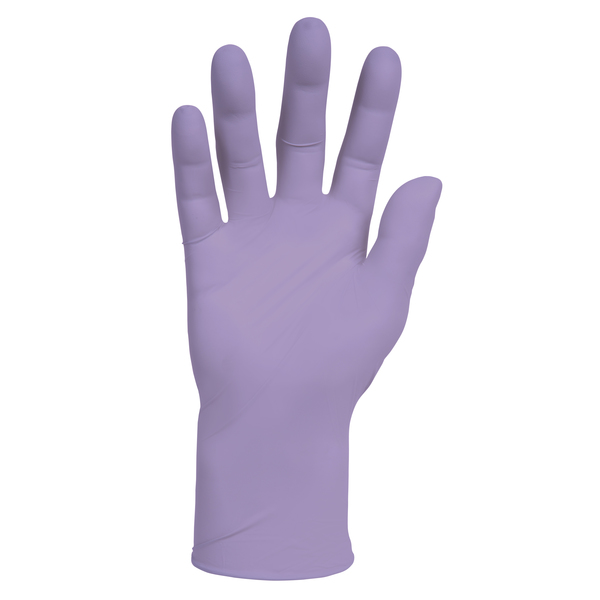 Kimberly-Clark Exam Gloves, 2 mil Palm, Nitrile, Powder-Free, S, 250 PK, Light Purple 52817