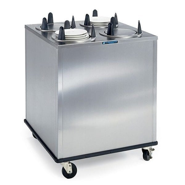 Regular Non Heated 4 Stack Plate Dispenser Cabinet; 6-5/8