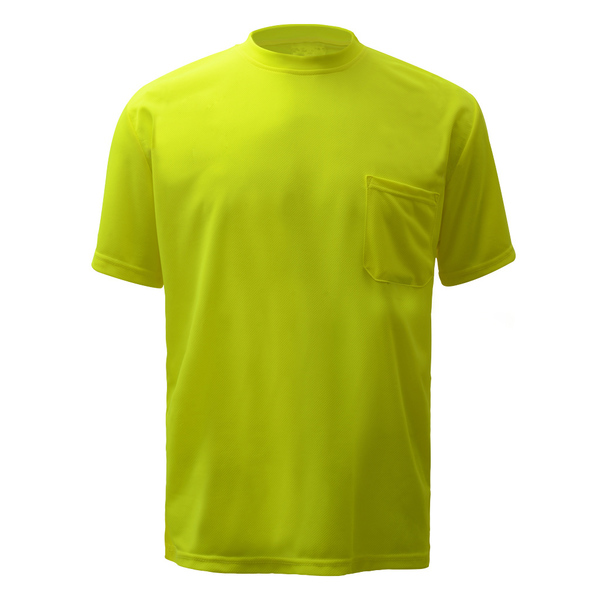 Gss Safety Moisture Wicking Shrt Slv Safety T-Shirt 5501-TALL LG