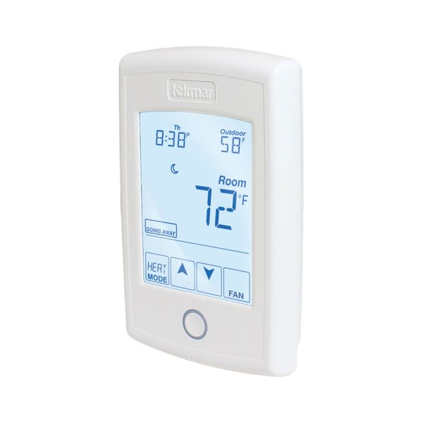 Tekmar Thermostat, Programmable, 1 Stage, 7 Day24V 552