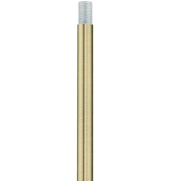 Livex Lighting Antique Brass 12" Length Rod Extension S 55999-01